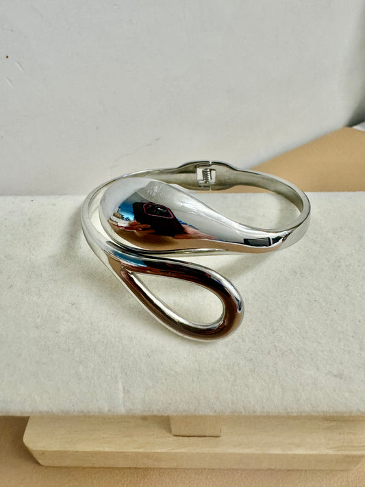 Brazalete Acero Inoxidable plateado