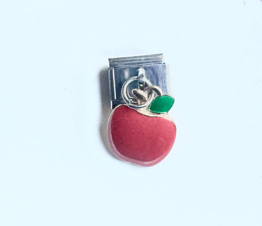 Charm manzana para pulsera italiana Acero Inoxidable